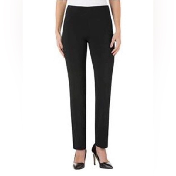 Hilary Radley Pants - Hilary Radley Black Slim Fit Pants